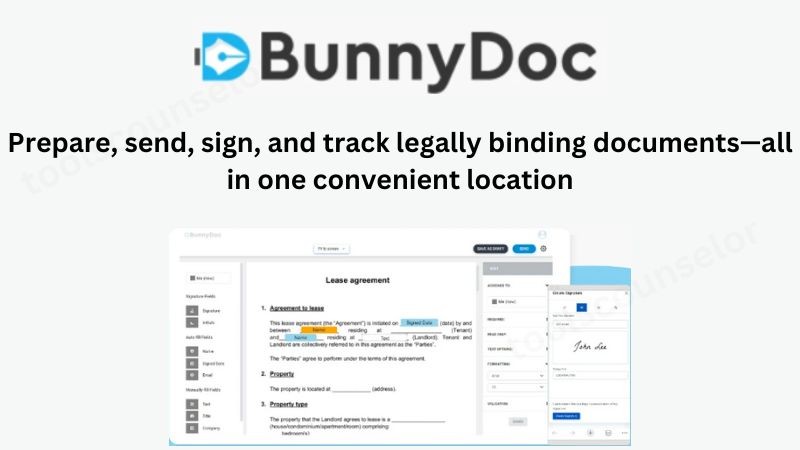 Bunnydoc Review: Prepare, Send, Sign, And Track Legally Binding Documents