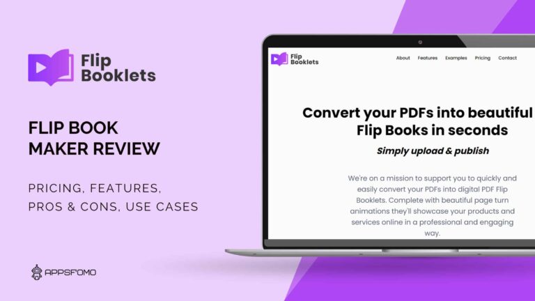 Flipbooklets Review: Convert Beautiful Pdf Flipbooks in Seconds