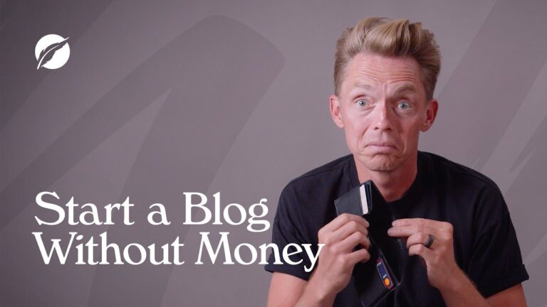 How to Start a Blog Without Money?