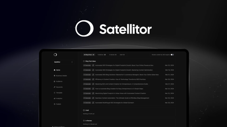 Satellitor Review: Run Your Seo Content Marketing on Autopilot