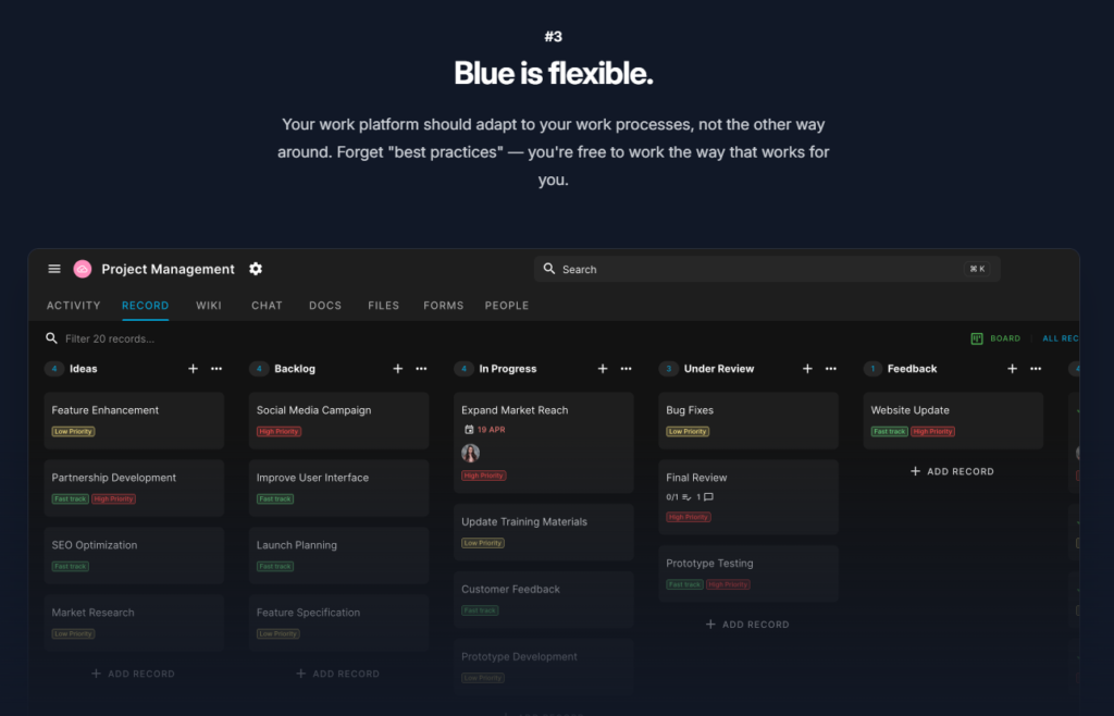 Blue review