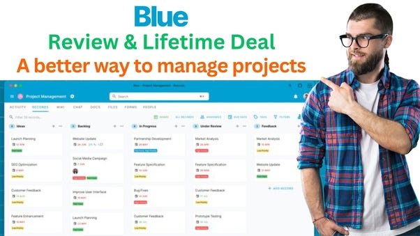 Blue: Best Project Management System & Lifetime Deal  