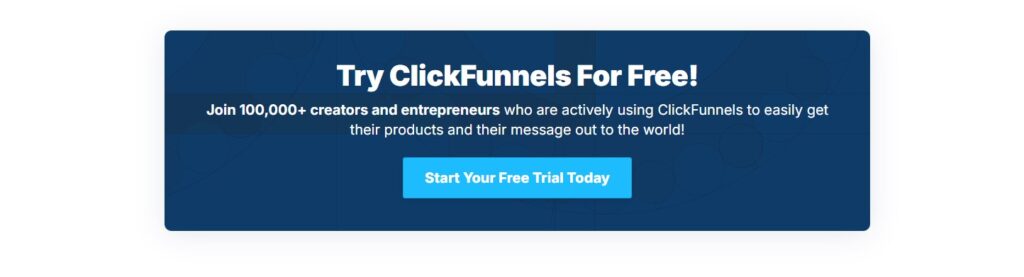 clickfunnels trial