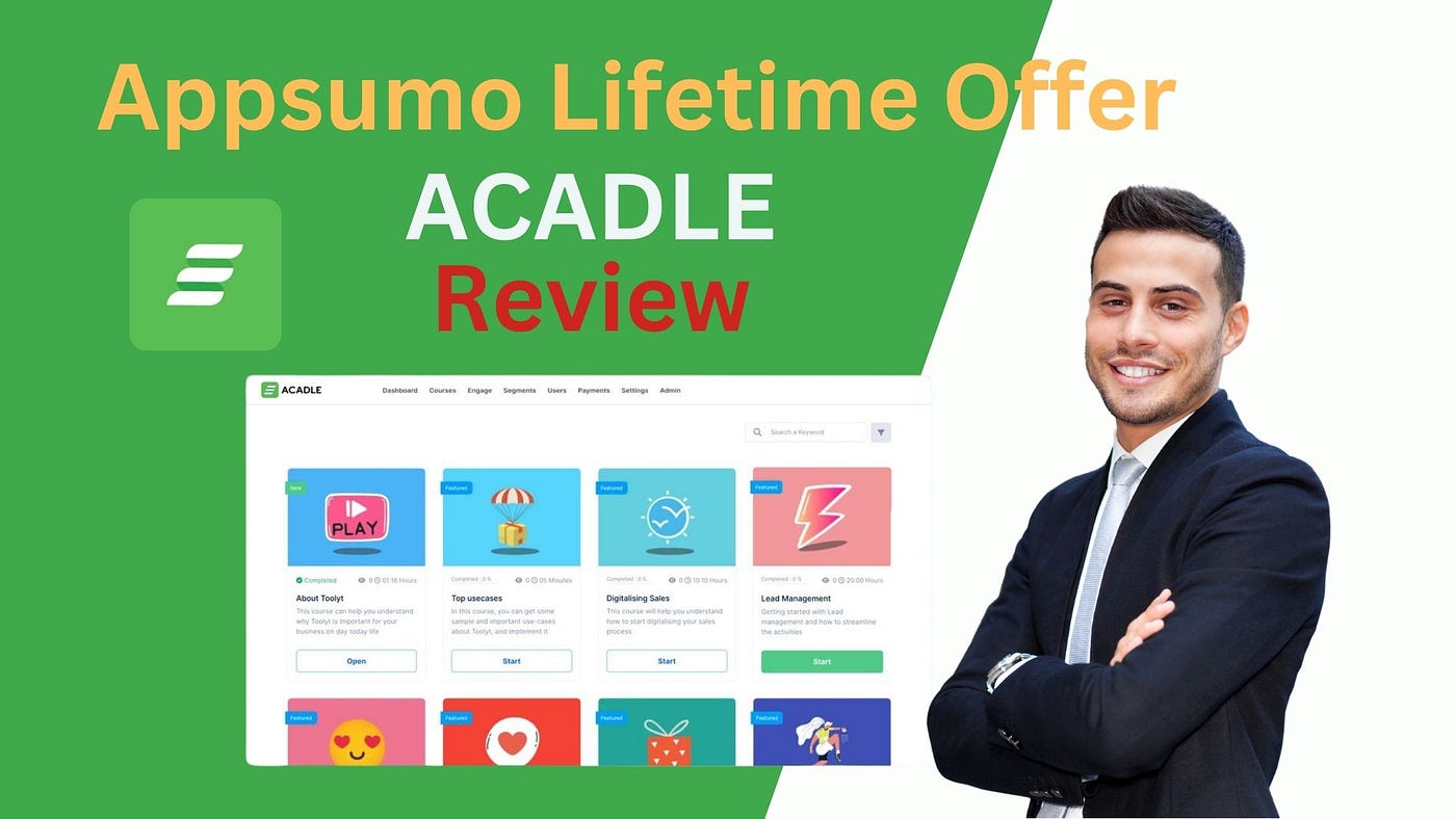 Acadle Review & Lifetime Deal  