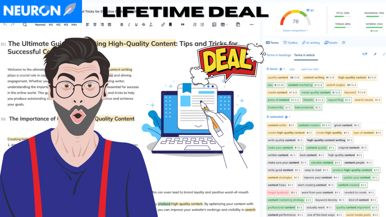 Neuronwriter Honest Review: Appsumo Lifetime Deal  